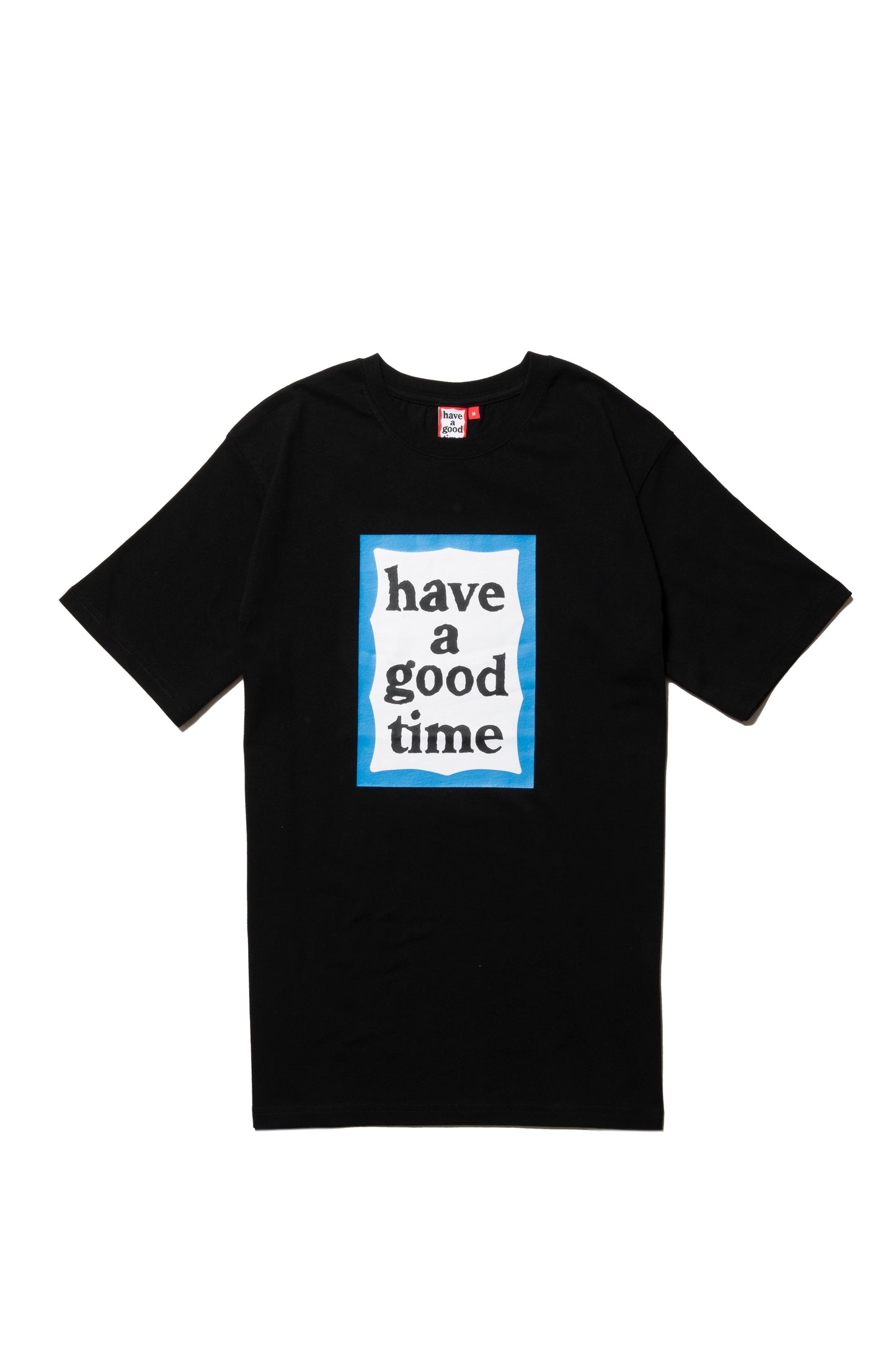 BLUE FRAME S/S TEE BLACK