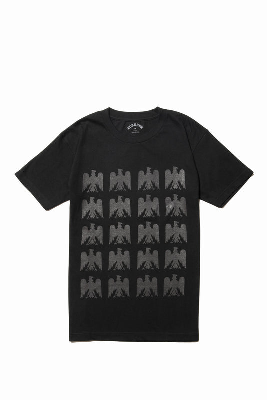 HOMERUN BIRD EYE S/S TEE BLACK