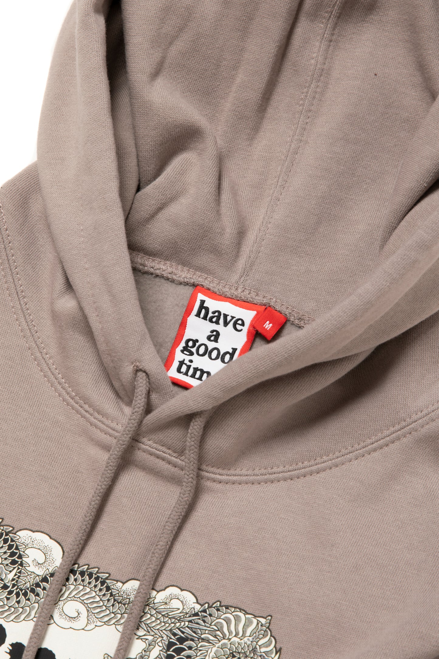 DRAGON FRAME PULLOVER HOODIE FL GREIGE