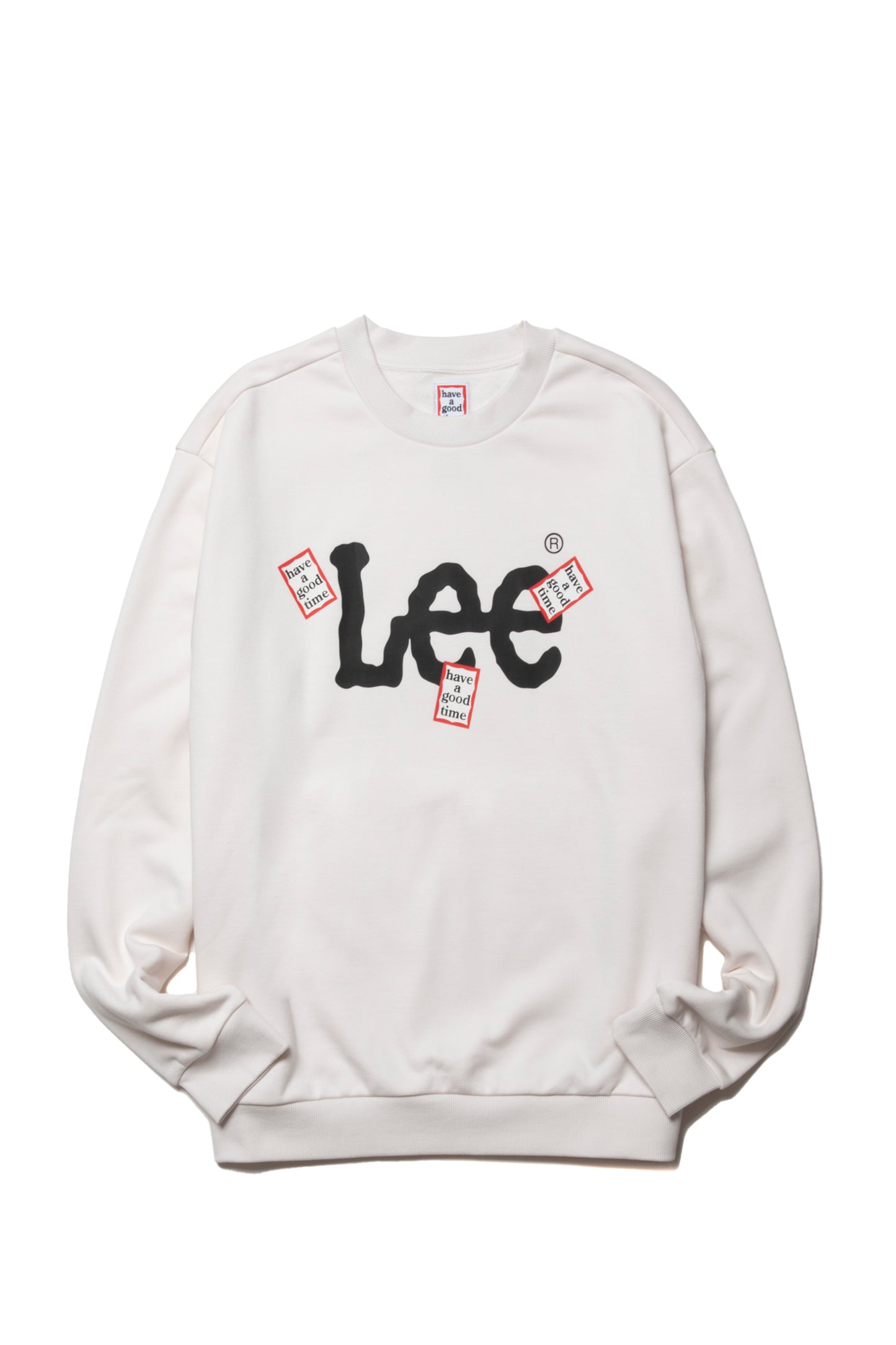 LEE x have a good time L/S SWEATSHIRT WHITE