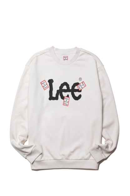 LEE x have a good time L/S SWEATSHIRT WHITE
