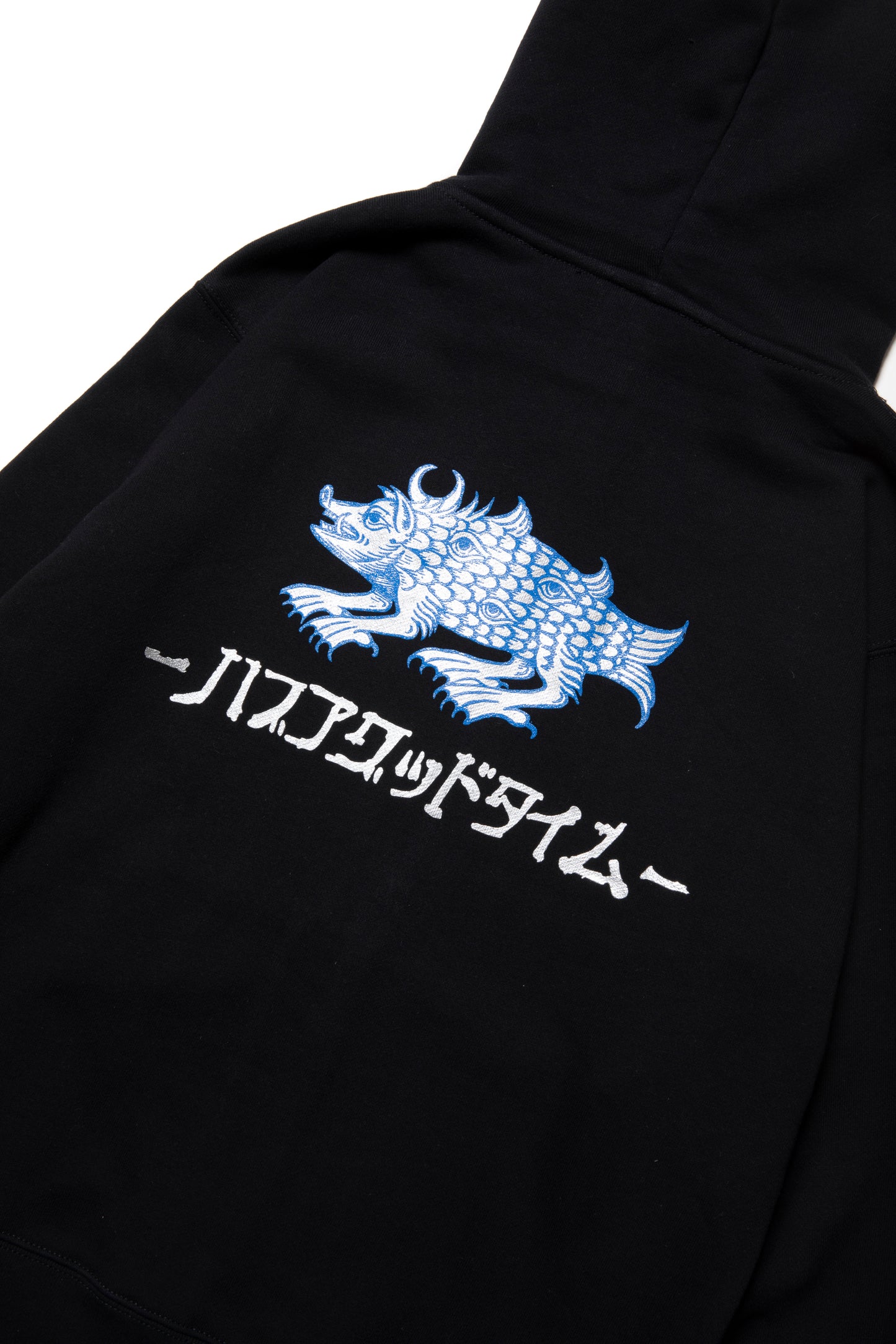 CYCLING MONSTER ZIP UP HOODIE CO BLACK