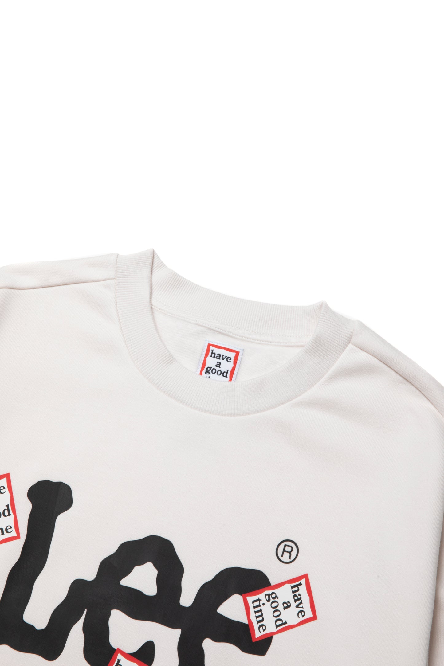 LEE x have a good time L/S SWEATSHIRT WHITE