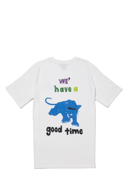 PANTHER S/S TEE WHITE