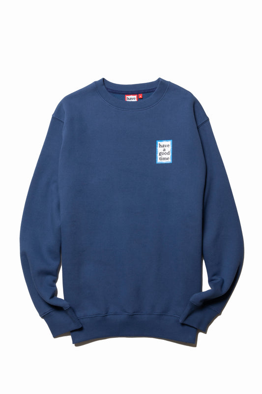 MINI BLUE FRAME CREWNECK FL BLUE BERRY
