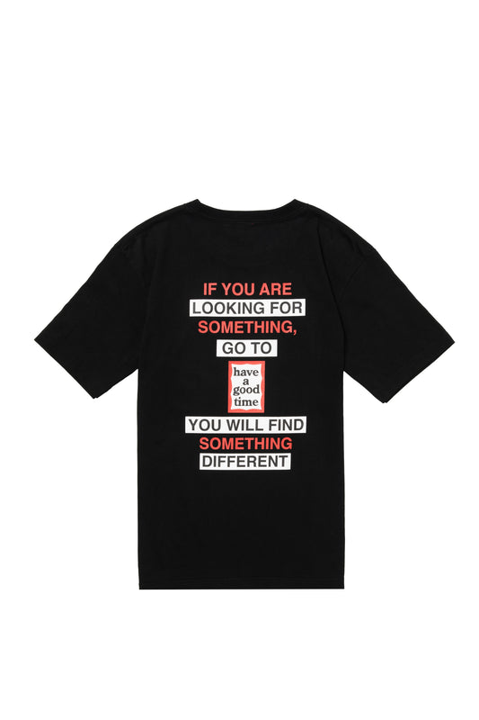 FIND SOMETHING DIFFERENT S/S TEE BLACK