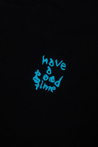 CYCLING LOGO S/S TEE BLACK
