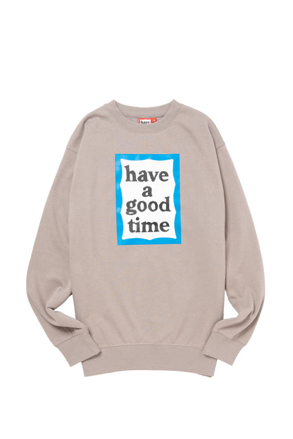 BLUE FRAME CREWNECK FL GREIGE