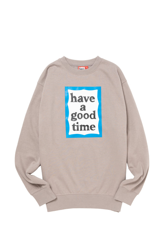 BLUE FRAME CREWNECK FL GREIGE