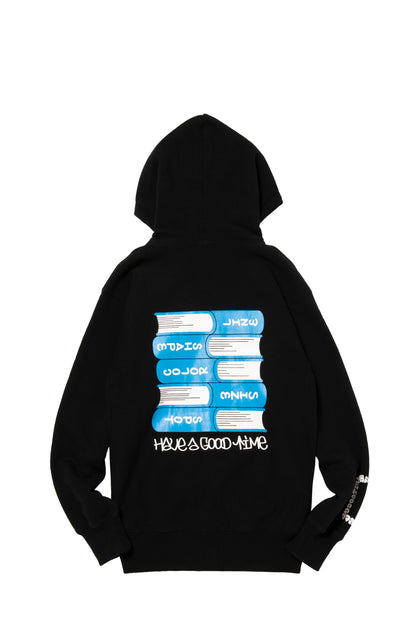 STYLES ZIP UP HOODIE FL BLACK
