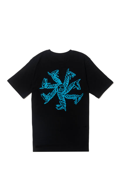 CYCLING LOGO S/S TEE BLACK