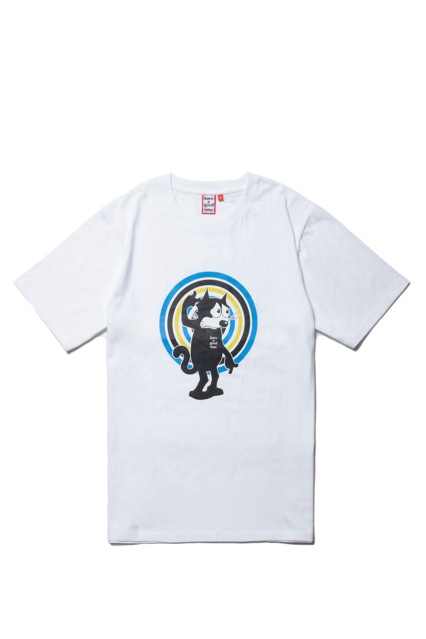 SUPER CATS LOGO S/S TEE WHITE