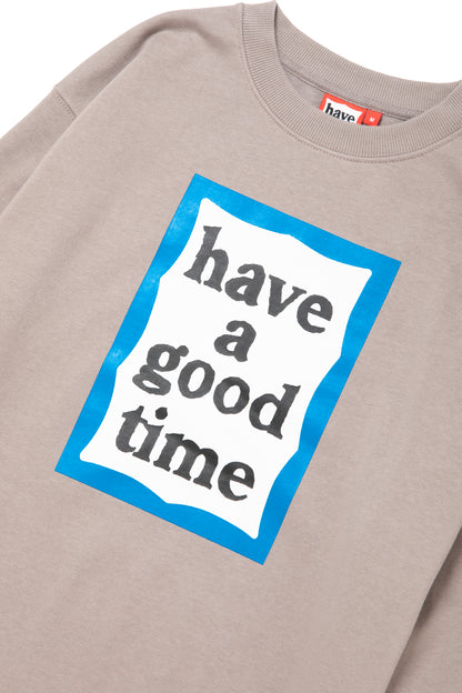 BLUE FRAME CREWNECK FL GREIGE