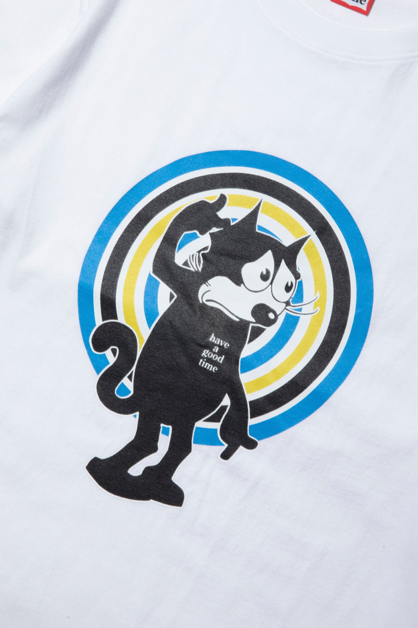 SUPER CATS LOGO S/S TEE WHITE