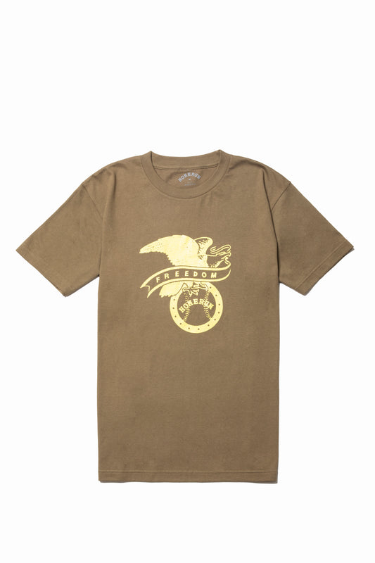 HOMERUN FREEDOM S/S TEE COFFEE