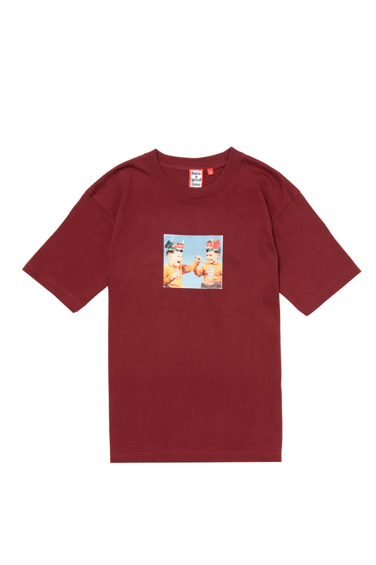 MONSTER HELMET S/S TEE WINE