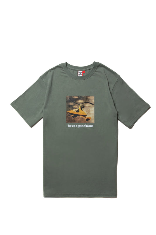 BOYS BE AMBITIOUS S/S TEE SAND GREEN