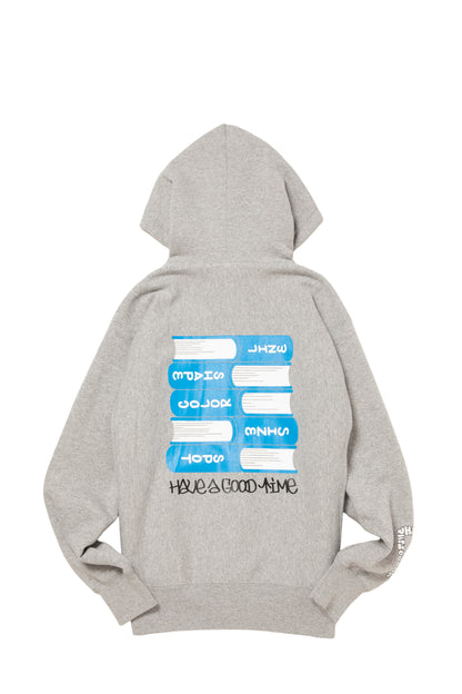 STYLES ZIP UP HOODIE FL HEATHER GRAY