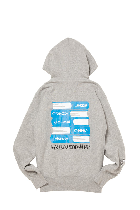 STYLES ZIP UP HOODIE FL HEATHER GRAY
