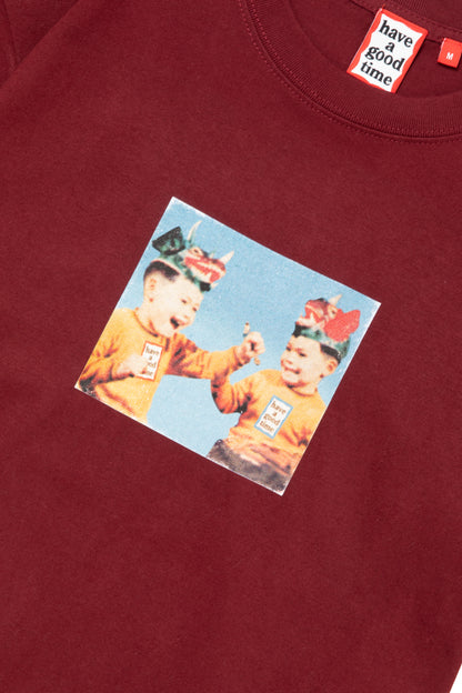 MONSTER HELMET S/S TEE WINE