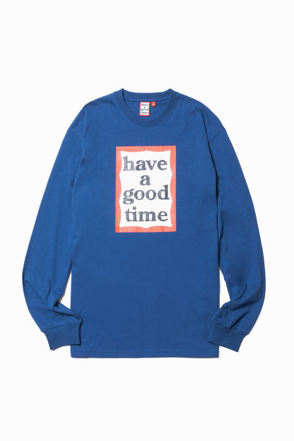 FRAME L/S TEE INDIGO