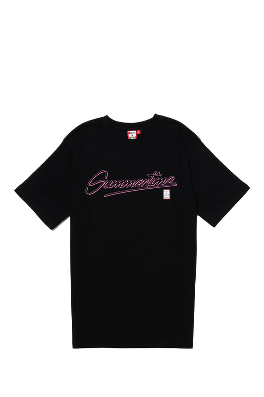 SUMMER TIME LOGO S/S TEE BLACK