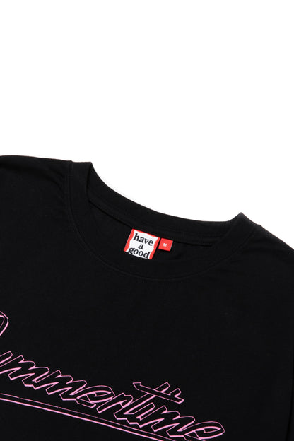 SUMMER TIME LOGO S/S TEE BLACK