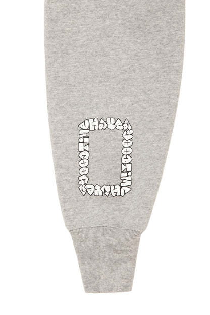 STYLES ZIP UP HOODIE FL HEATHER GRAY
