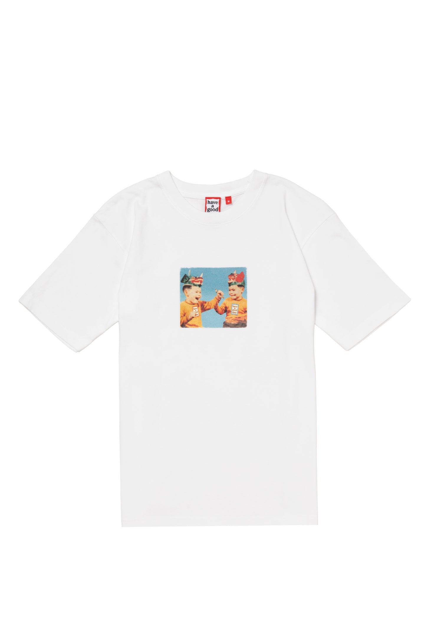 MONSTER HELMET S/S TEE WHITE