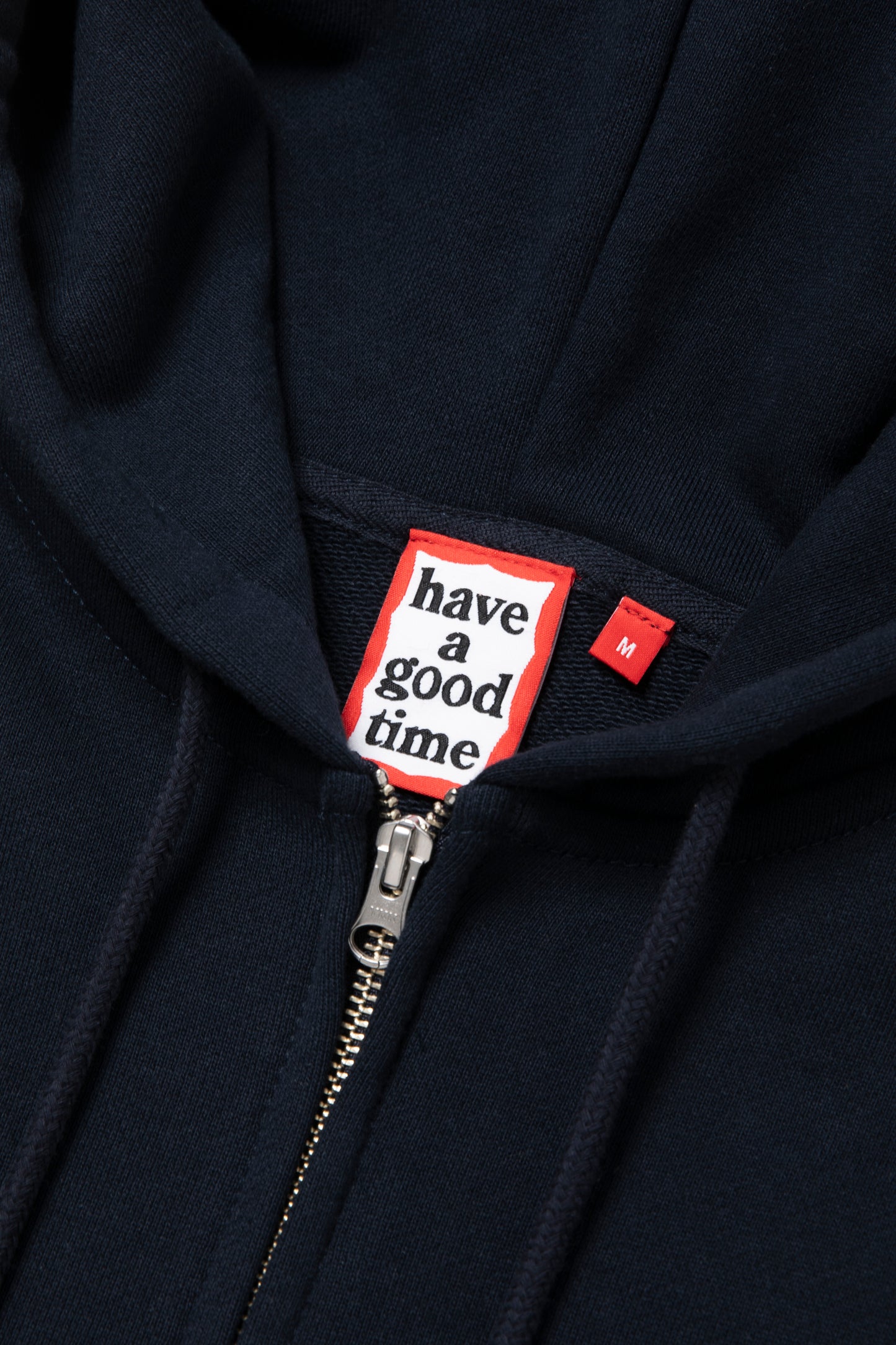 MINI MINI BLUE FRAME EMB ZIP UP HOODIE CO NAVY