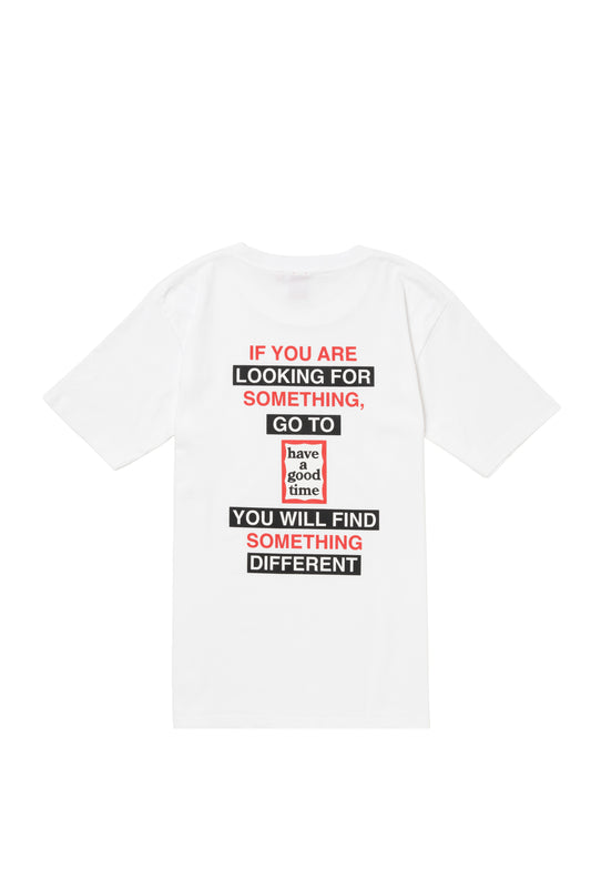 FIND SOMETHING DIFFERENT S/S TEE WHITE