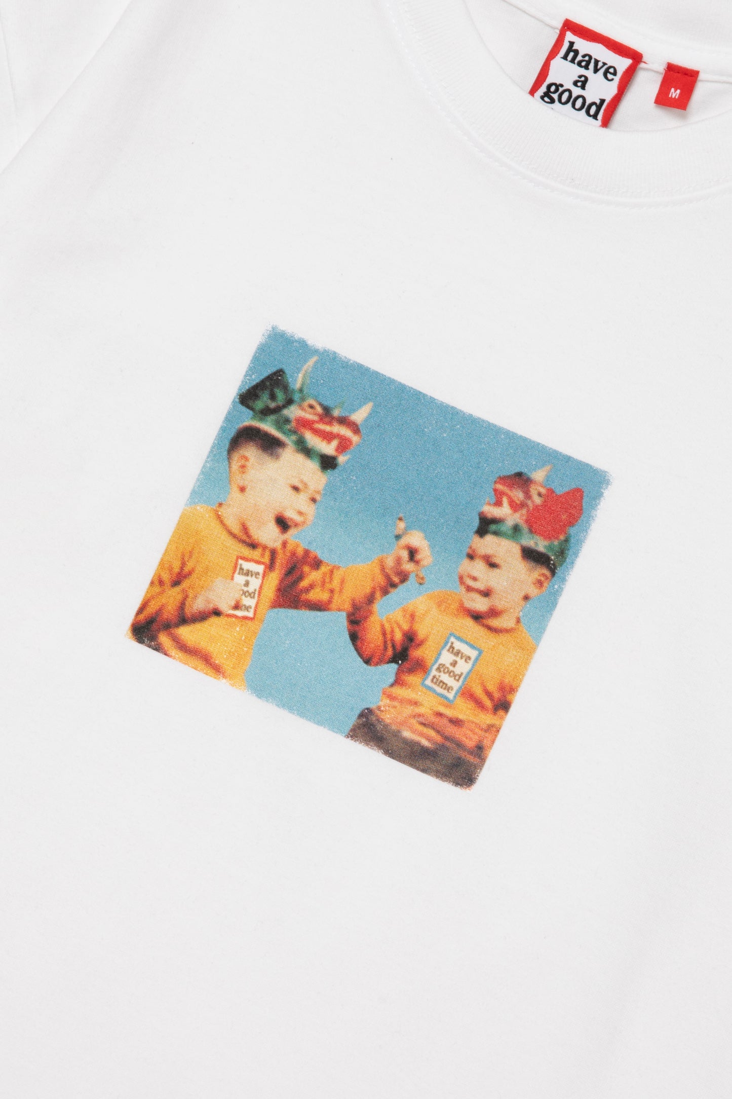 MONSTER HELMET S/S TEE WHITE