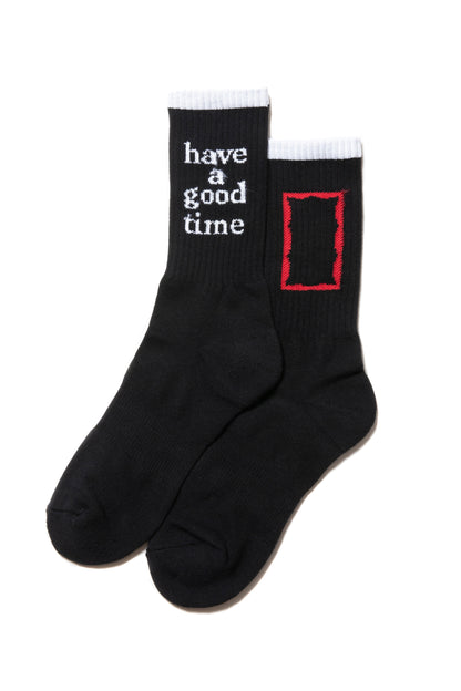 FRAME LOGO SOCKS BLACK