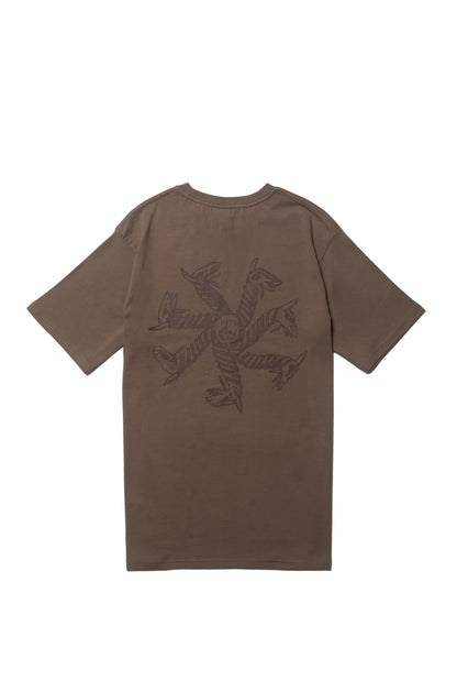 CYCLING LOGO S/S TEE HAZEL BROWN