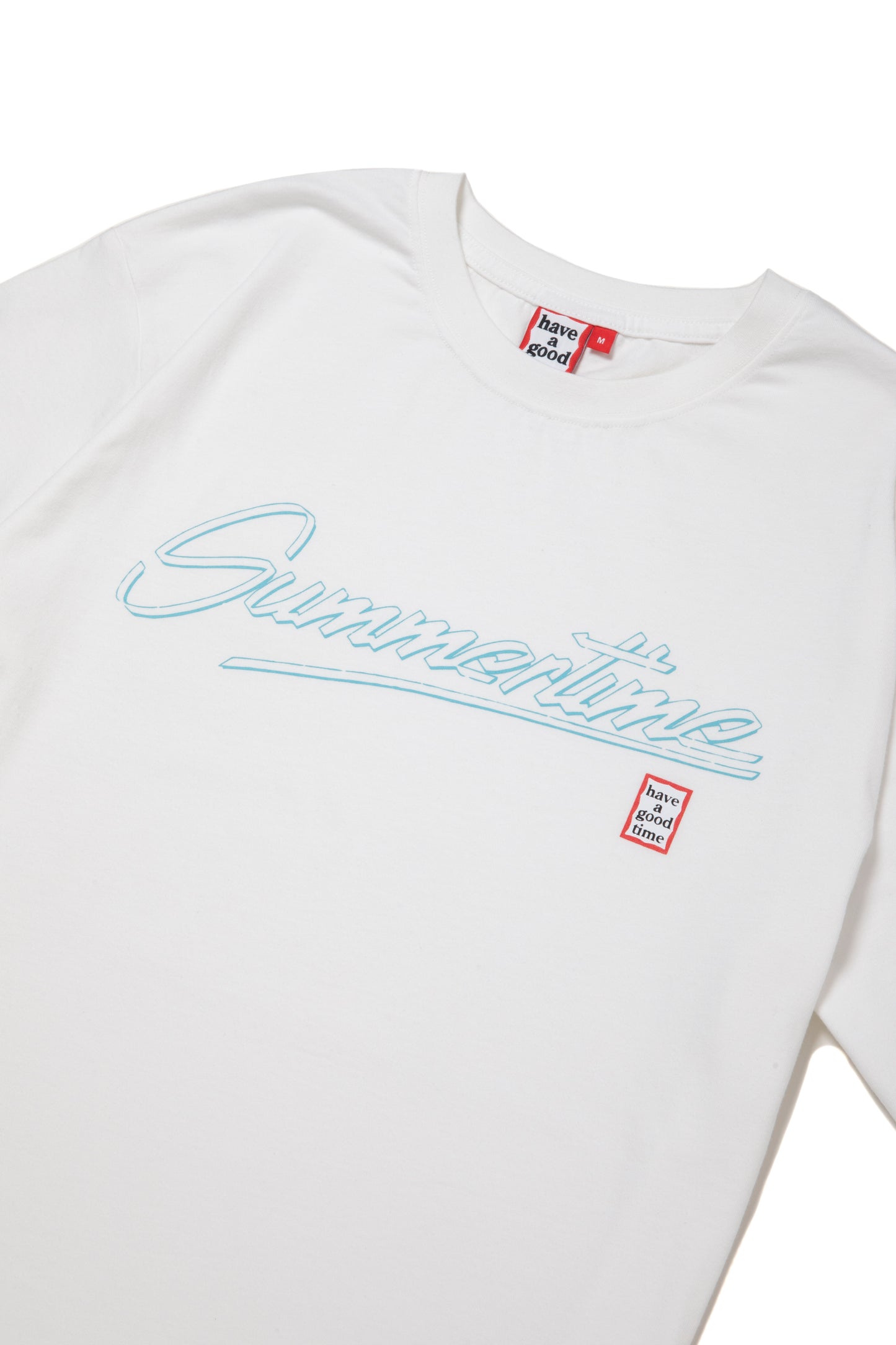 SUMMER TIME LOGO S/S TEE WHITE