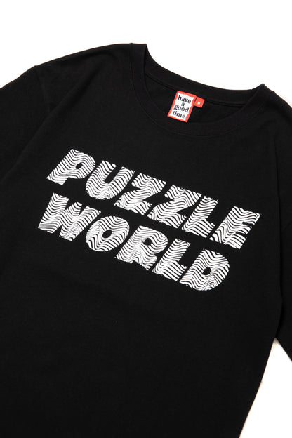 PUZZLE S/S TEE BLACK
