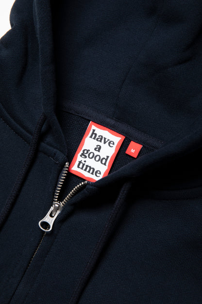 MINI BLUE FRAME ZIP UP HOODIE CO NAVY
