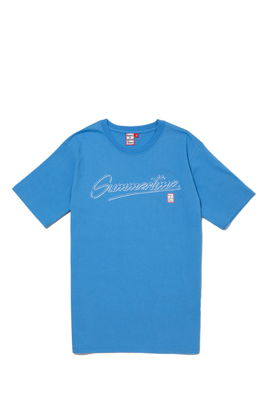 SUMMER TIME LOGO S/S TEE LIGHT ROYAL