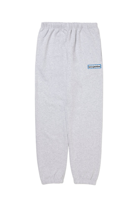 SIDE BLUE FRAME SWEATPANTS ASH GRAY