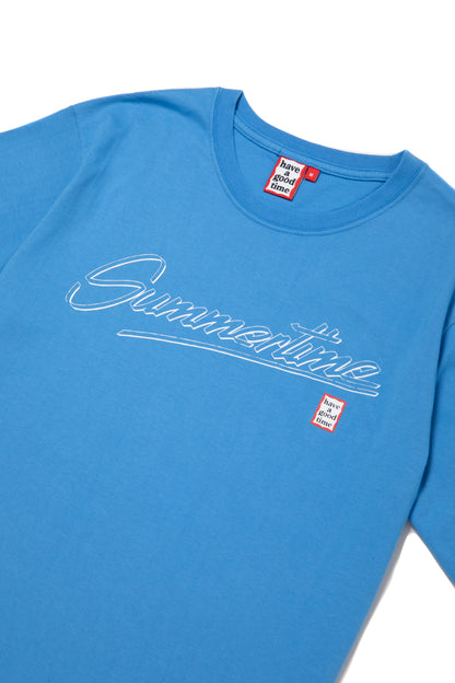 SUMMER TIME LOGO S/S TEE LIGHT ROYAL