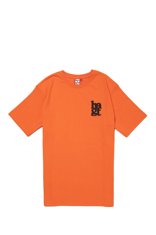 hagt LOGO PUFF PRINT S/S TEE ORANGE