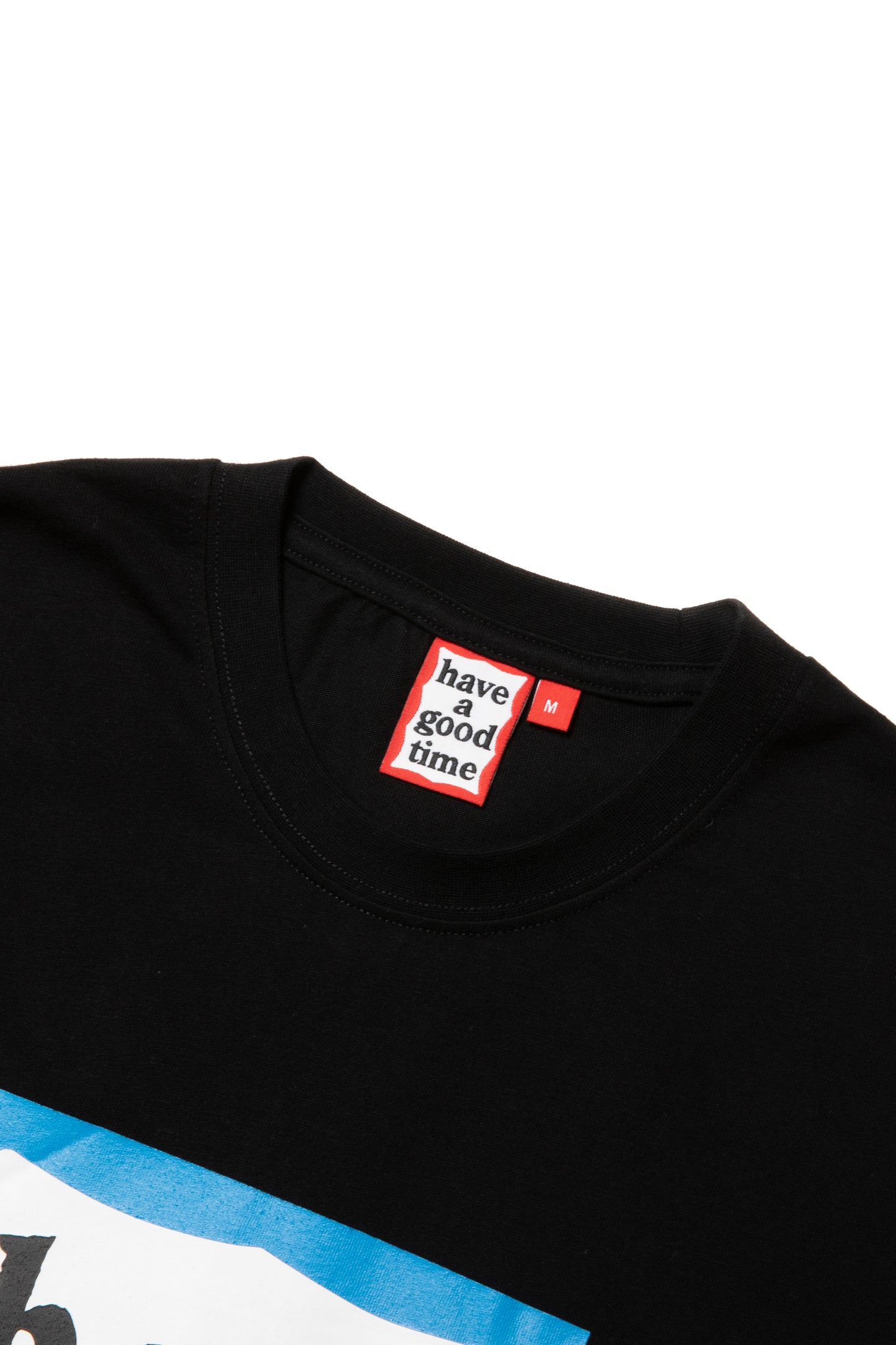BLUE FRAME L/S TEE BLACK