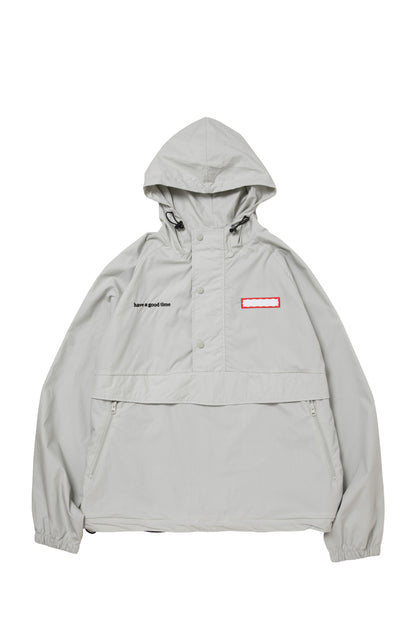 SIDE LOGO SIDE BLANK FRAME ANORAK JACKET ICE GREY