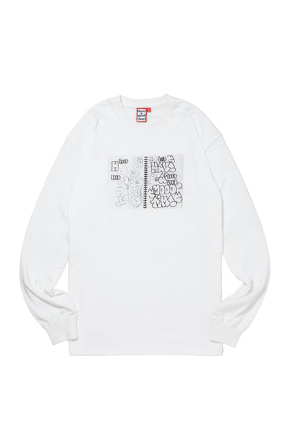 PRACTICE L/S TEE WHITE