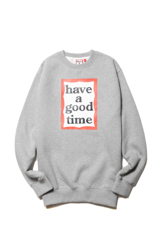 FRAME CREWNECK FL HEATHER GRAY
