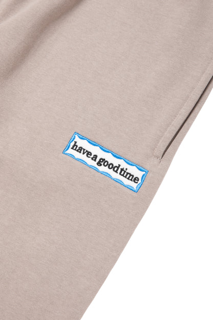 SIDE BLUE FRAME SWEATPANTS GREIGE