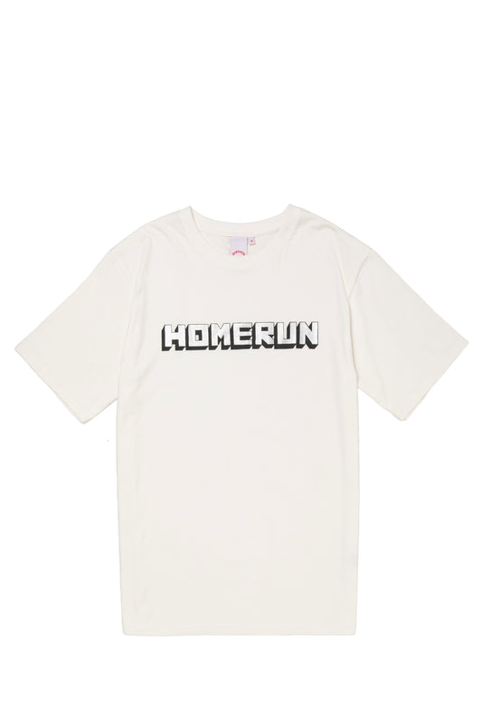 BLOCK LETTER TEE OFF WHITE