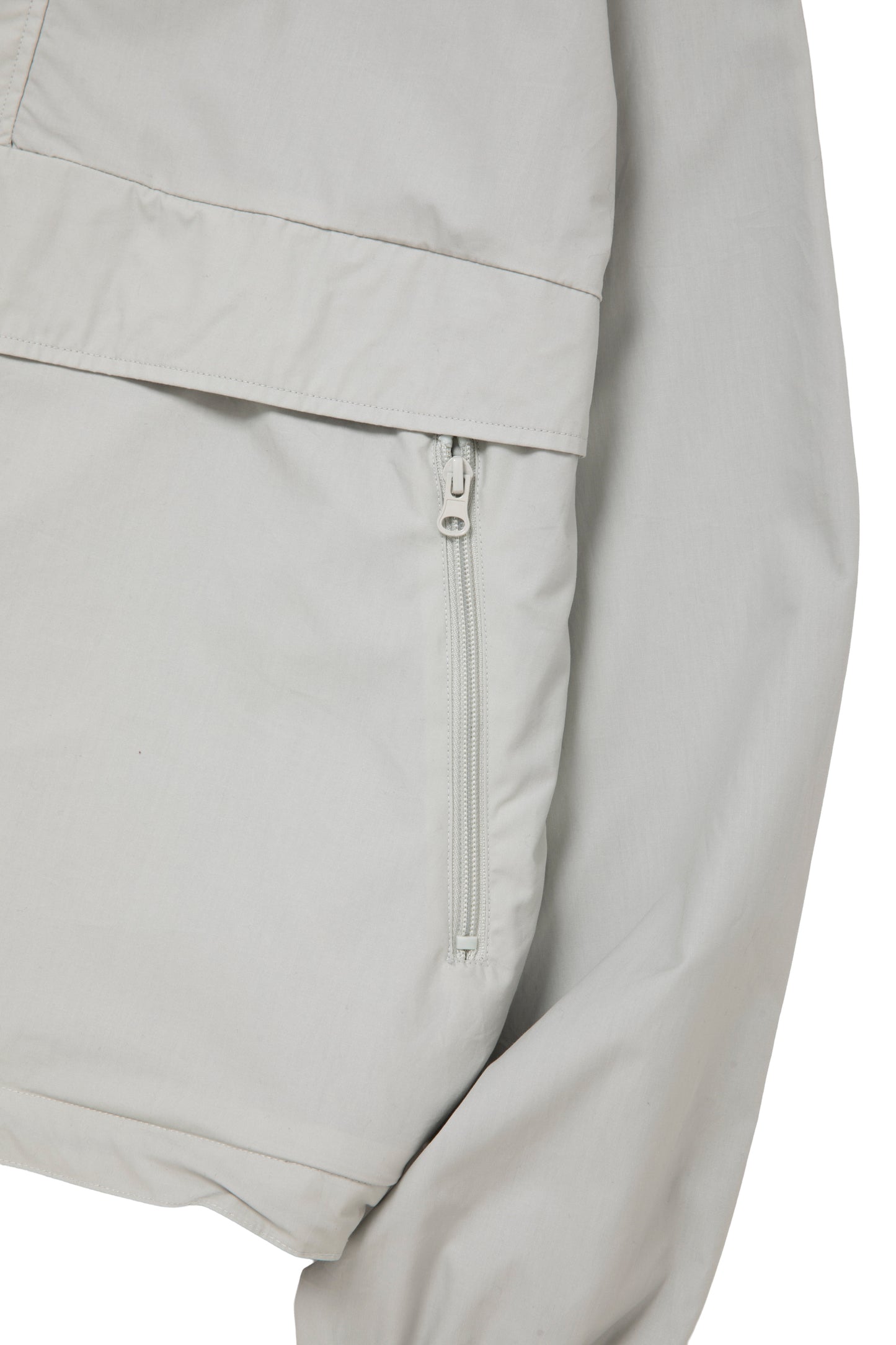SIDE LOGO SIDE BLANK FRAME ANORAK JACKET ICE GREY