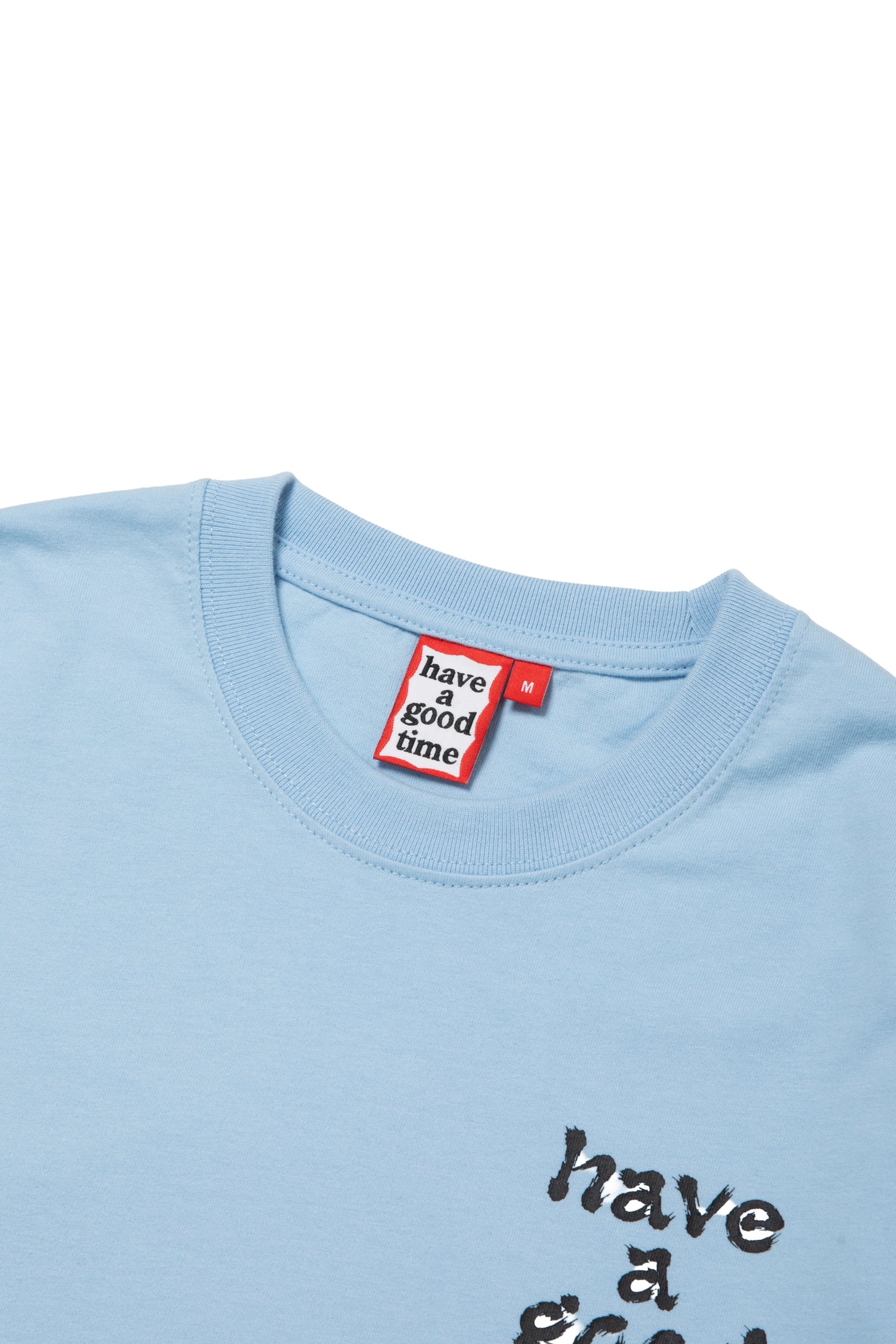 DRAGON CIRCLE L/S TEE GREYISH BLUE
