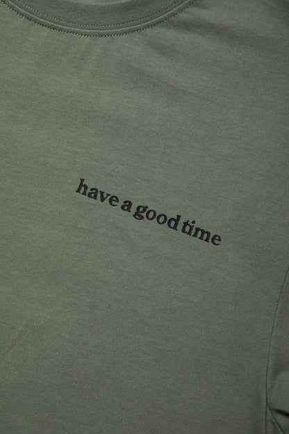 TAROT LOGO S/S TEE SAND GREEN